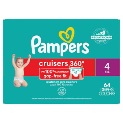 Pampers Pure Protection Baby Diapers Size 2 (12-18 lbs), 74 count - Pay  Less Super Markets