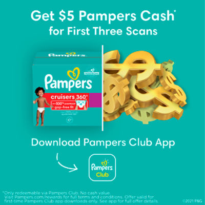  Pampers Cruisers 360 Diapers - Size 5, One Month Supply (128  Count), Pull-On Disposable Baby Diapers, Gap-Free Fit : Clothing, Shoes &  Jewelry