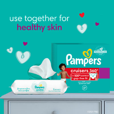 Pampers Cruisers 360 Diapers Size 6 48 Count