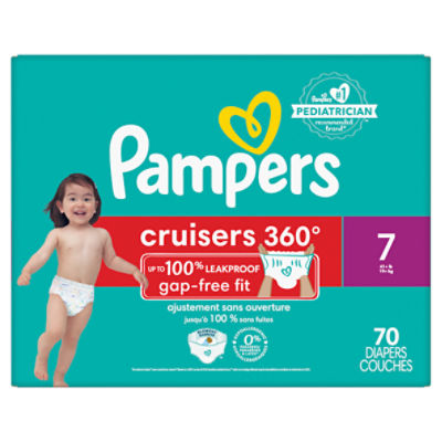  Pampers Swaddlers Diapers Size 7, 70 count - Disposable Diapers  : Baby