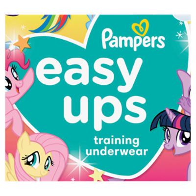 Pampers Easy Ups Training Underwear Girls 3T-4T (Size 5), 23 Count