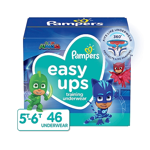 Pampers Easy Ups Training Underwear Boys Size 7 5T-6T 46 Count