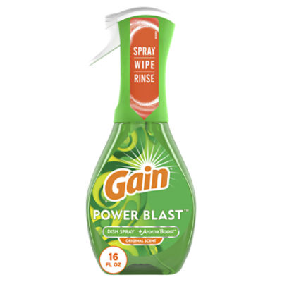Gain Dish Spray, Dish Soap, Original Scent Starter Kit, 16oz