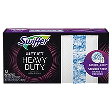 Swiffer WetJet Heavy Duty Mopping Pads, 12 count