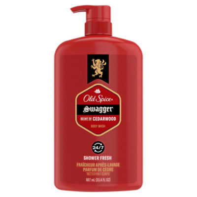 Old Spice Swagger Scent of Cedarwood Body Wash, 30 fl oz