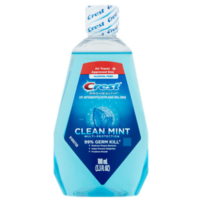 Crest Pro Health Multi-Protection Clean Mint Mouthwash, 3.3 fl oz