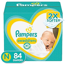 Pampers Swaddlers Newborn Diapers Size 0 84 Count