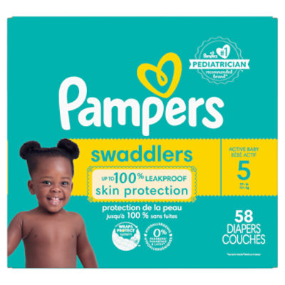 Pampers swaddlers jumbo hot sale pack size 3