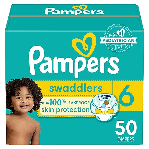 Pampers Swaddlers Active Baby Diaper Size 6 50 Count