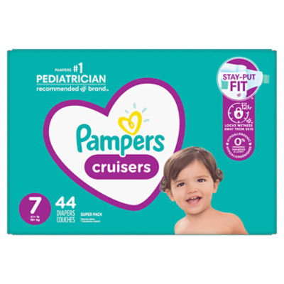 Couches Pampers Cruisers, taille 7 