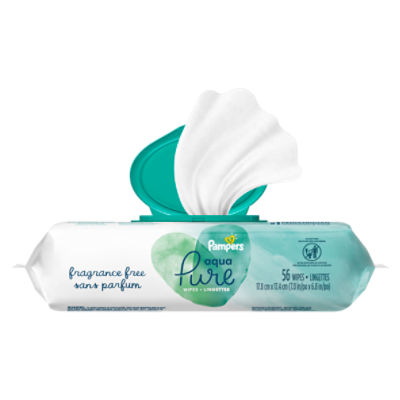 Pampers aqua pure wipes hot sale asda