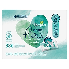 Pampers Aqua Pure Wipes, 336 count