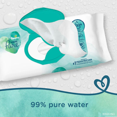 Pampers Aqua Pure Water Wipes 48's