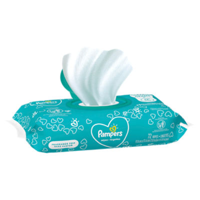 Pampers 72 sales count wipes