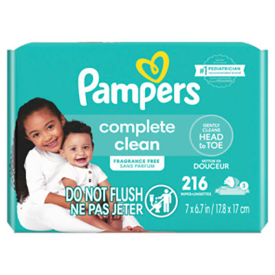 Pampers Fragrance Free, Wipes