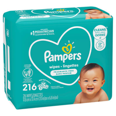 Pampers® Fragrance Free Wipes