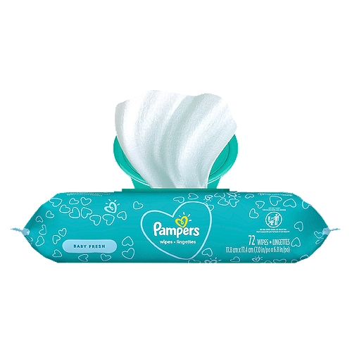 Pampers Baby Fresh Clean Wipes 64 por paquete 
