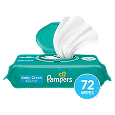 Pampers Baby-Clean Baby Fresh Wipes, 72 count