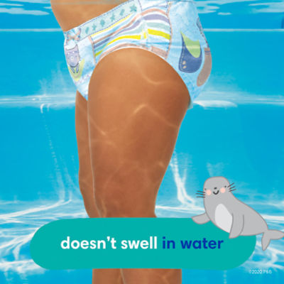 Pampers Splashers Disposable Swim Pants, L, >31 lb, 17 count