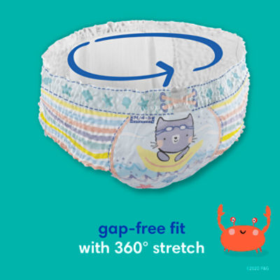 Pampers Splashers Disposable Swim Pants, L, >31 lb, 17 count