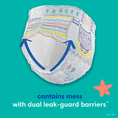 Pampers Splashers Disposable Swim Pants, L, >31 lb, 17 count