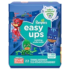 Pampers Easy Ups Boys Training Underwear Size 5, 22 Each