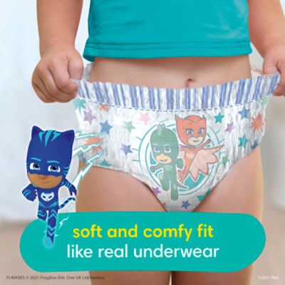 Pampers Easy Ups PJ Mask Training Underwear Jumbo Pack, 4T-5T, 37+ lb, 18  count - The Fresh Grocer