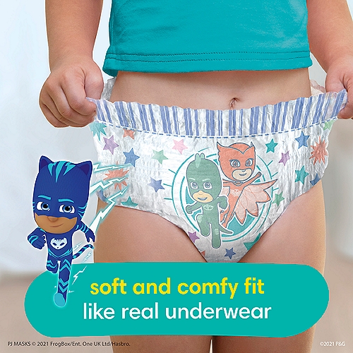 Pampers Easy Ups PJ Mask Training Underwear Jumbo Pack, 4T-5T, 37+ lb, 18  count - ShopRite