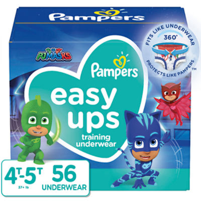 Pampers Easy Ups Training Underwear Boys Size 6 4T-5T 56 Count - The Fresh  Grocer