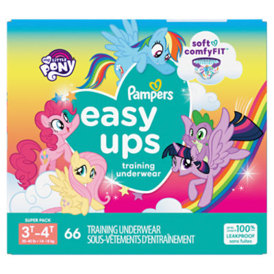 Pampers Easy Ups Training Underwear Girls Size 5 3T-4T 66 Count - ShopRite