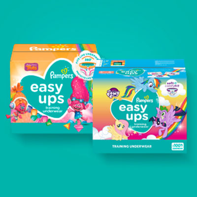 Pampers Easy Ups Training Pants Boys and Girls, 3T-4T (Tamanho 5