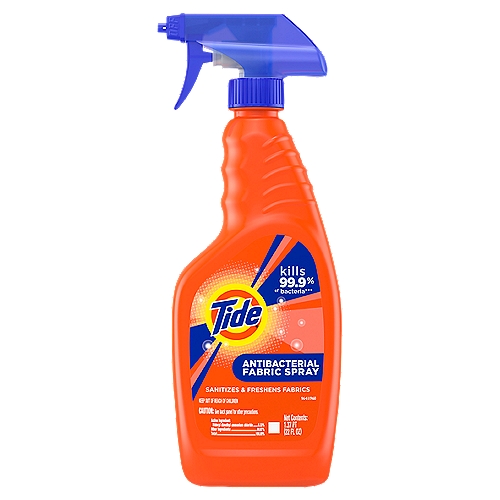Kills 99.9% of bacteria when used as directed. Sanitizes and freshens fabrics. Helps fight odor-causing bacteria. Can be used on clothes, bedding, car seats, couches, dog beds, towels and more.