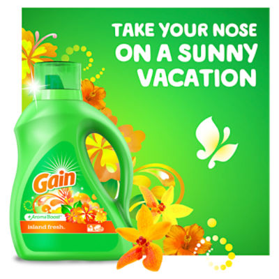 Gain, Island fresh + Aroma booster 46 oz