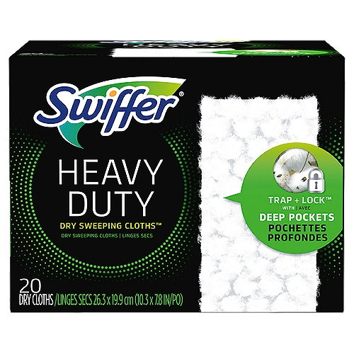 Swiffer Sweeper Heavy Duty Dry Sweeping Cloths, 20 each