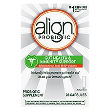 align Probiotic Gut Health & Immunity Support Probiotic Supplement, 28 count