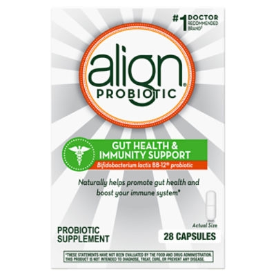 Align Gut Health & Immunity Probiotics, Daily Digestive Support for Men & Women, Helps Support Immune and Digestive Health, 28 Capsules