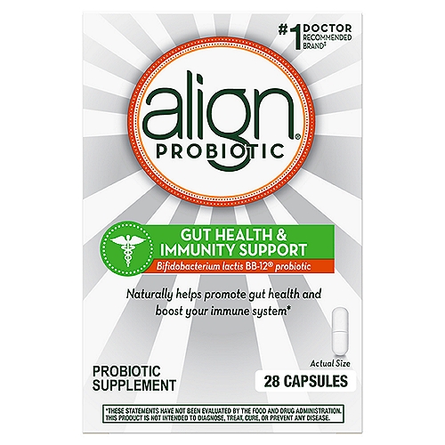 Align Gut Health & Immunity Probiotics, Daily Digestive Support for Men & Women, Helps Support Immune and Digestive Health, 28 Capsules
