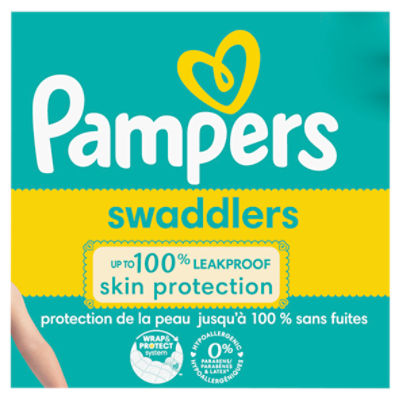  Pampers Swaddlers Diapers Newborn - Size 0, 120 Count