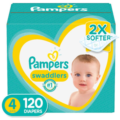 Pampers Diapers Size 4 - Cruisers 360˚ Fit Disposable Baby Diapers with  Stretchy Waistband, 64 Count, Super Pack (Packaging May Vary) : :  Baby