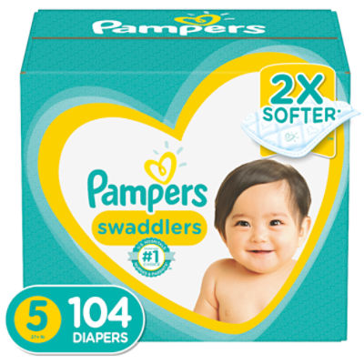 Pampers Swaddlers Active Baby Diaper Size 5 104 Count