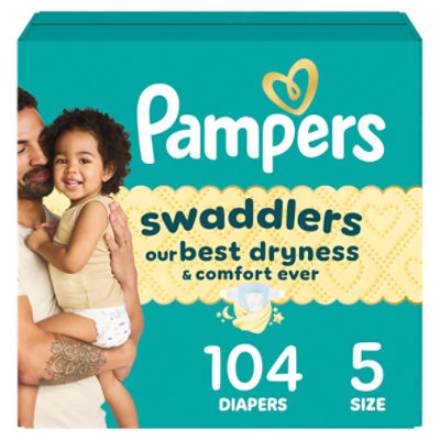 Pampers Swaddlers Active Baby Diaper Size 5 104 Count - ShopRite