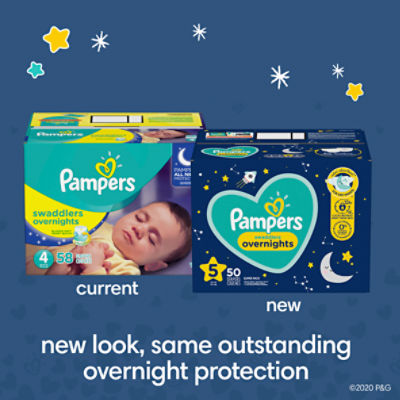 Pampers Swaddlers Overnight Diapers, Size 6, 42 Count - Yahoo Shopping