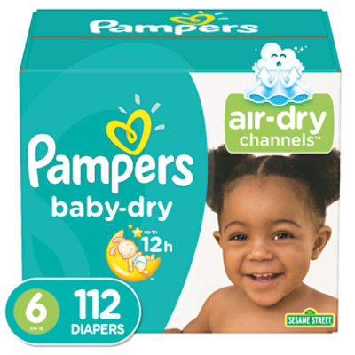 Pampers Pañales Baby-Dry, talla 6, 13-18 kg, Maxi Pack (1 x 78