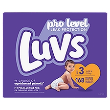 Luvs Ultra Leakguards Diapers Size 3, 168 Each