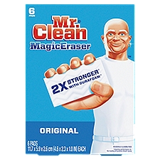 Mr. Clean MagicEraser Original, Household Cleaning Pads, 6 Each