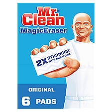 Mr. Clean MagicEraser Original Household Cleaning Pads, 6 count, 6 Each
