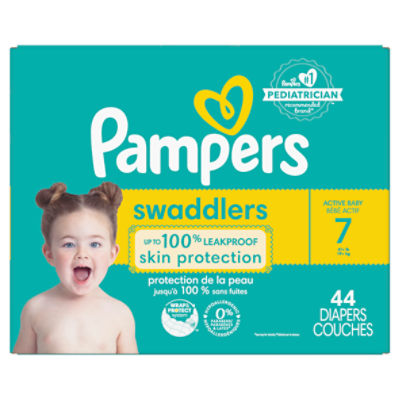 Pampers Swaddlers Active Baby Diaper Size 7 44 Count