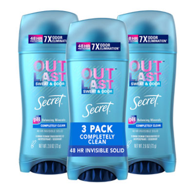 Secret Outlast Invisible Solid Antiperspirant Deodorant for Women, Sport  Fresh, 2.6 oz 