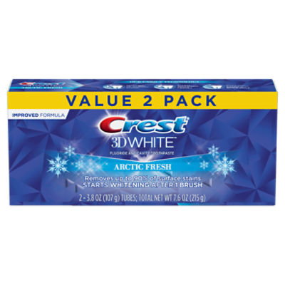 Crest 3D White Stain Shield Teeth Whitening Toothpaste, 3.8 oz