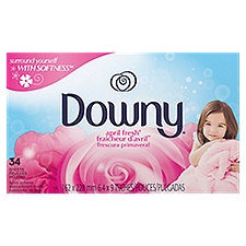 Downy April Fresh Fabric Softener, 34 count, 34 Each